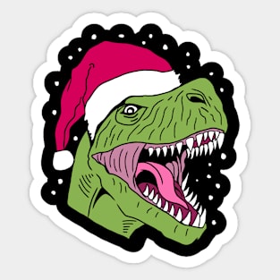Dino Christmas Sticker